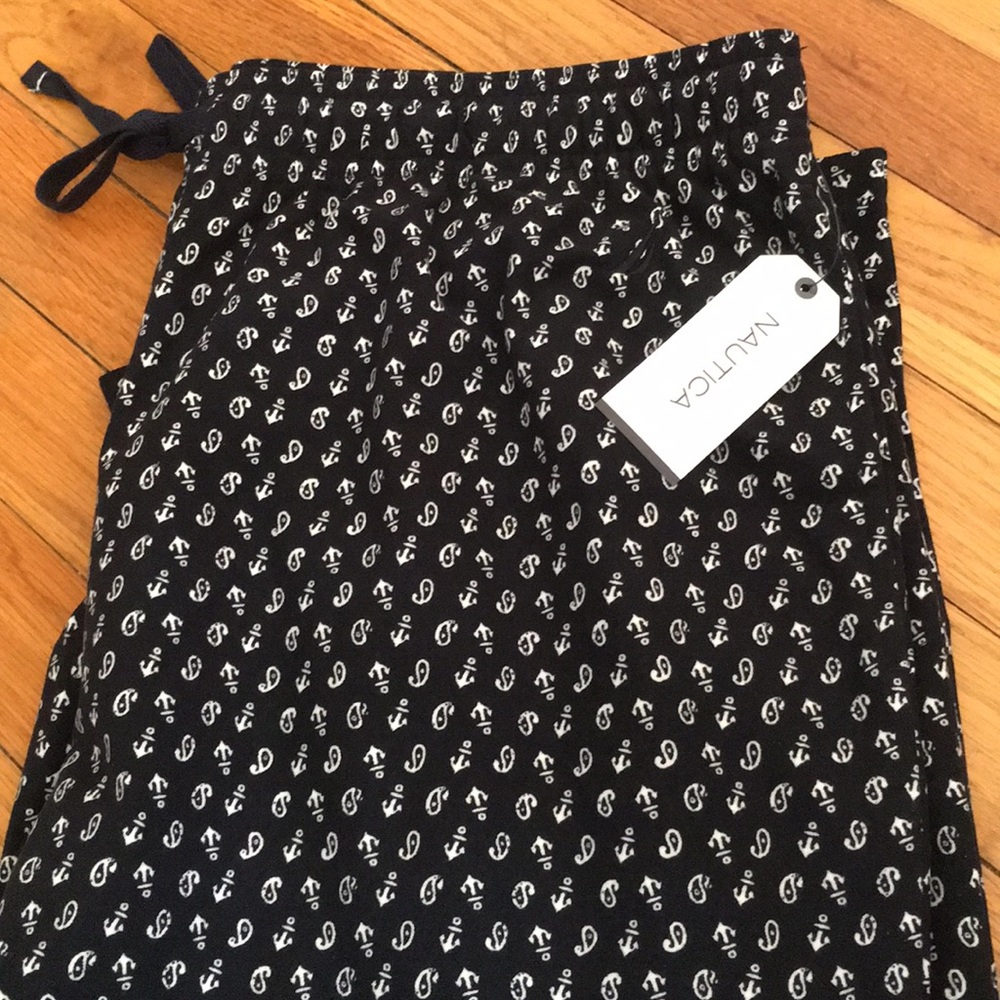 NWT nautica men’s pajama pants anchor print